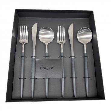 Cutipol カトラリーセット　ブラック【箱無し/中古品】 Cutipol カトラリーセット ブラック【箱無し/中古品】 Cutipol
