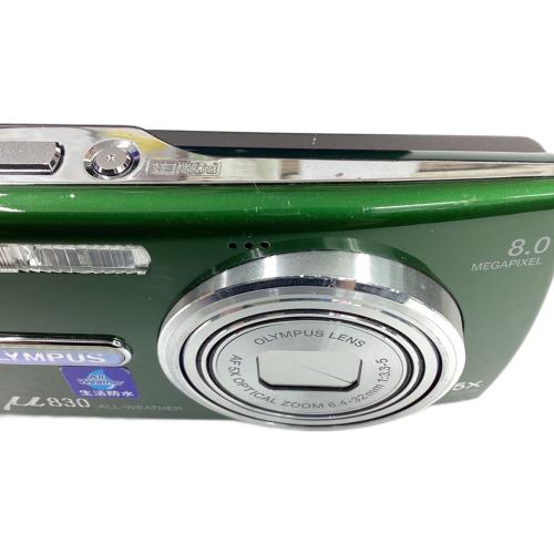 OLYMPUS (オリンパス) コンパクトデジタルカメラ μ830 ブリティッシュグリーン