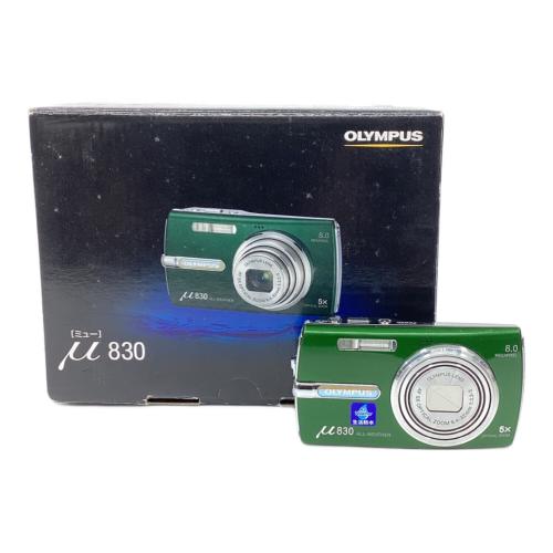OLYMPUS (オリンパス) コンパクトデジタルカメラ μ830 ブリティッシュグリーン