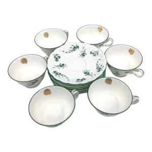 Noritake (ノリタケ) カップ&ソーサー N58027/9838 Studio collection グリーンフラワー