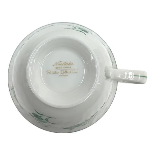 Noritake (ノリタケ) カップ&ソーサー N58027/9838 Studio collection グリーンフラワー