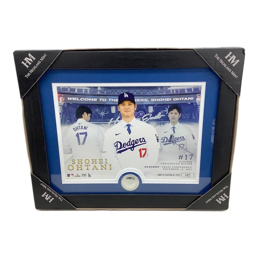 世界2023個限定‼️大谷翔平選手　ドジャース入団　記念　フォトフレーム THE HIGHLAND MINT 大谷翔平選手 ドジャース入団 記念フォトフレーム