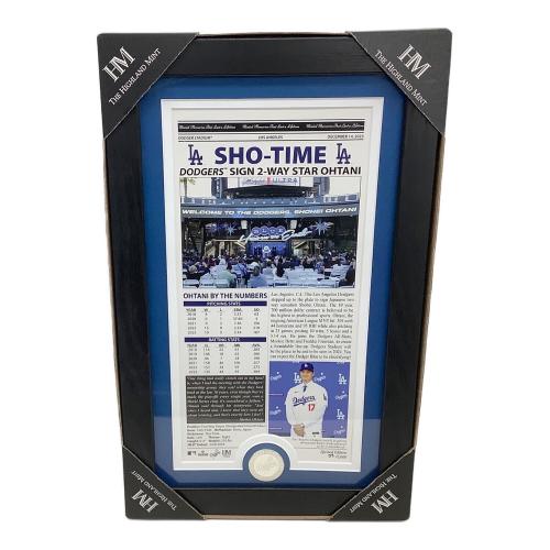 THE HIGHLAND MINT 大谷翔平 ドジャース入団 記念フォトフレーム 世界5000個限定
