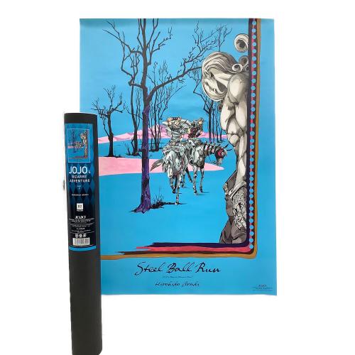 ジョジョの奇妙な冒険 (ジョジョノキミョウナボウケン) 荒木飛呂彦原画展-冒険の波紋- 7部 スティール・ボール・ラン ポスター