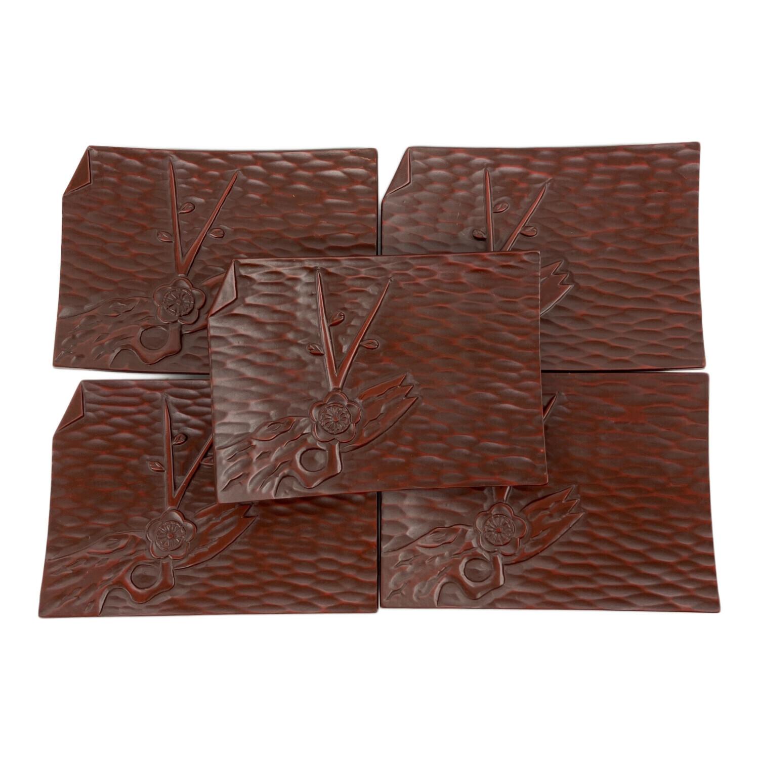 鎌倉彫 和歌美屋 銘々皿 角折 梅｜トレファクONLINE