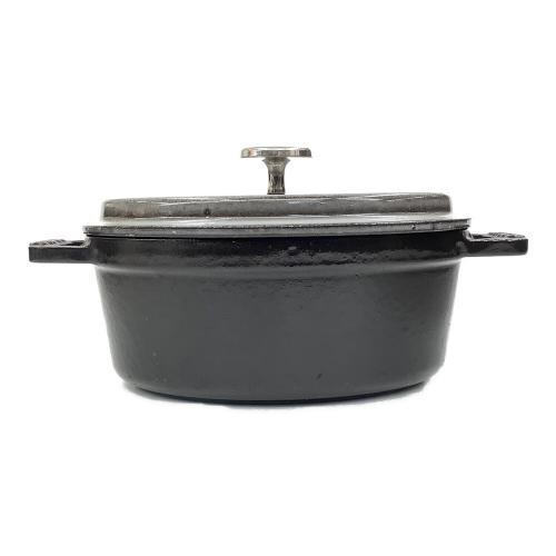 Staub (ストウブ) キッチン雑貨 40509-478 0.6L ブラック ココット・オーバル