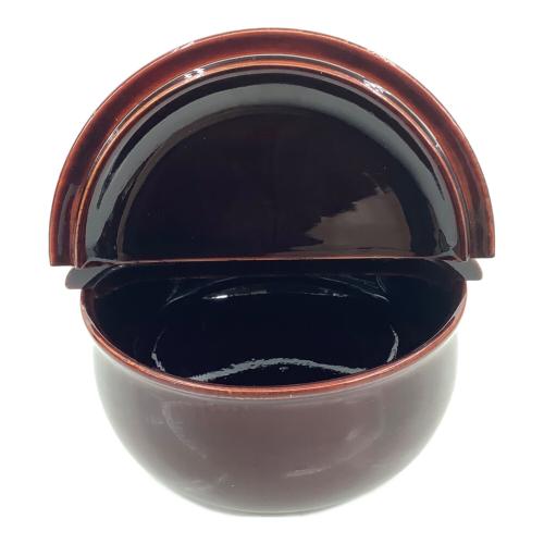 棗　老松茶器　割蓋