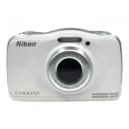 Nikon S33 デジタルカメラ 中古 動作確認済 Nikon (ニコン) コンパクト