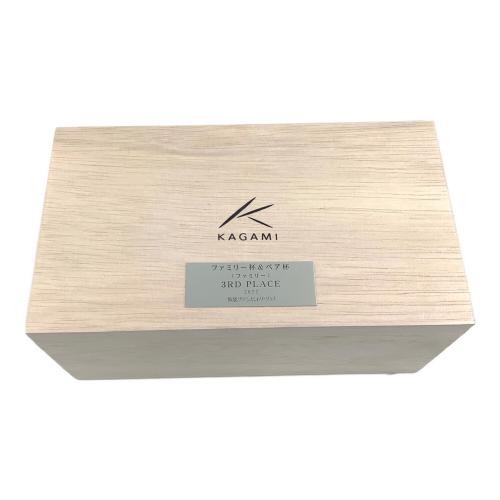 KAGAMI CRYSTAL (カガミクリスタル) ペアロックグラス ※記念刻印有