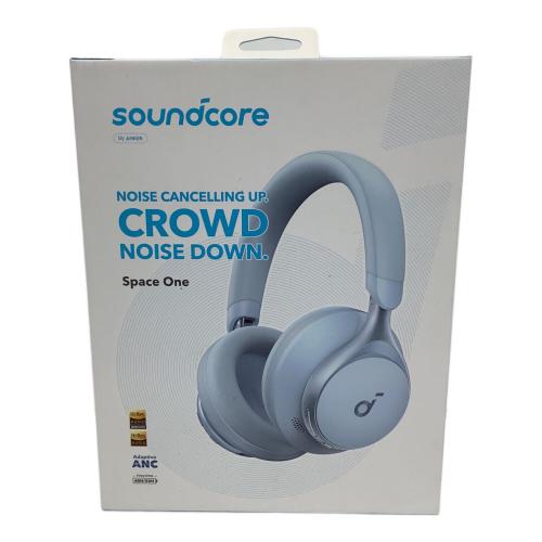SOUNDCORE (サウンドコア) ワイヤレスヘッドホン Space One ブルー