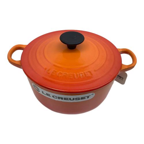 LE CREUSET (ルクルーゼ) 鍋  ココット・ロンド　18ｃｍ