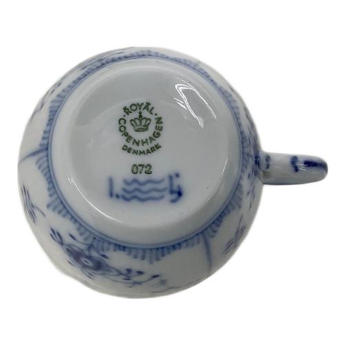 ROYAL COPENHAGEN (ロイヤル・コペンハーゲン) カップ&ソーサー ブルーフルーテッド・ハーフレース