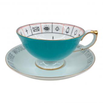 Aynsley (エインズレイ) ティーカップ&ソーサー ネルロス紅茶占い ターコイズ