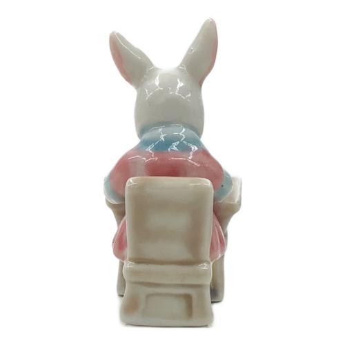 うさぎの学校 置物 陶器