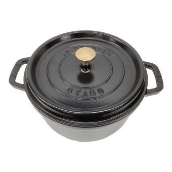 Staub (ストウブ) ピコ・ココット 24 cm ブラック