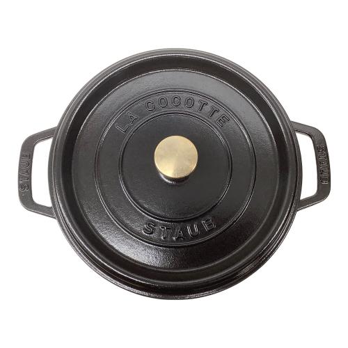 Staub (ストウブ) ピコ・ココット 24 cm ブラック