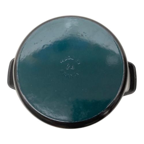 Staub (ストウブ) ピコ・ココット 24 cm ブラック