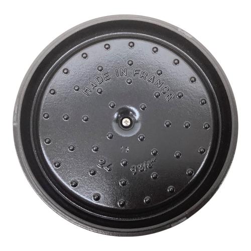 Staub (ストウブ) ピコ・ココット 24 cm ブラック