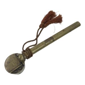 真鍮製 矢立 墨壺 時代物