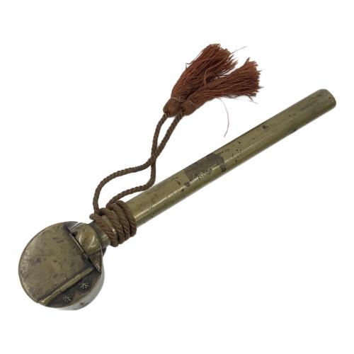 真鍮製 矢立 墨壺 時代物