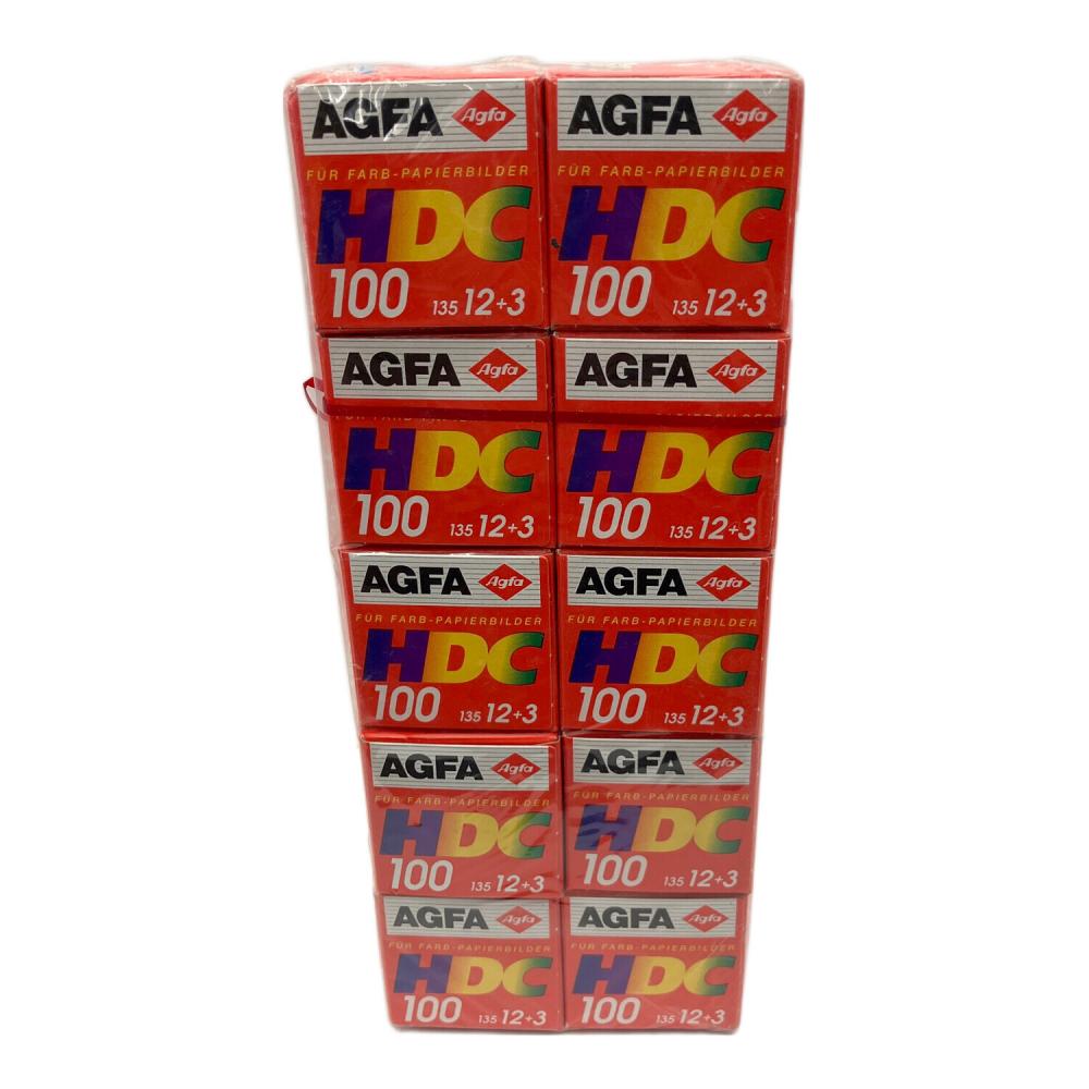 AGFA カラーフィルム HDC 100 10個パック ※ジャンク｜トレファクONLINE AGFA ULTRA 100 36枚撮り フィルム10本