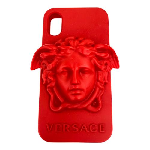 VERSACE (ヴェルサーチェ) ラバーiPhoneケース メデューサ iPhoneX/XS対応 箱付