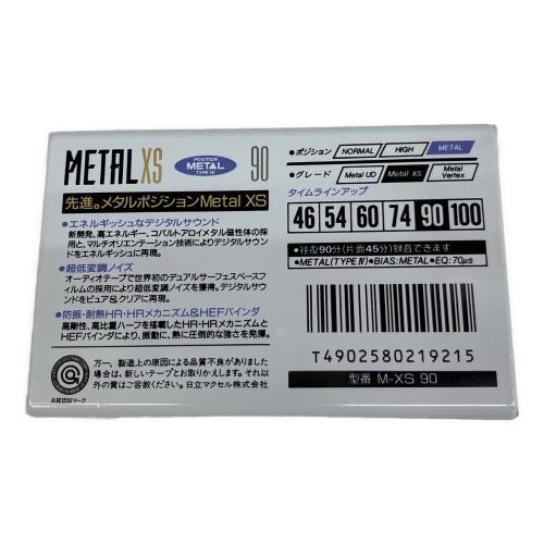 maxell カセットテープ METAL XS 90 M-XS90 メタルポジションMetal XS