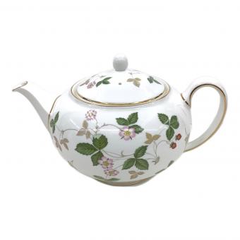 Wedgwood (ウェッジウッド) ティーポットL 1200ml 英国製 黒壺 ワイルドストロベリー