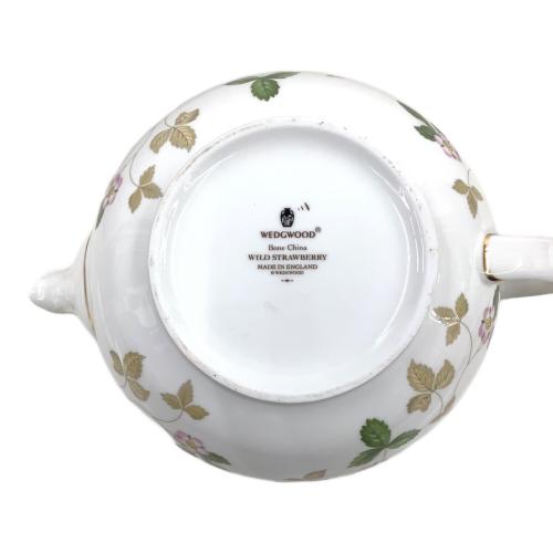 Wedgwood (ウェッジウッド) ティーポットL 1200ml 英国製 黒壺 ワイルドストロベリー