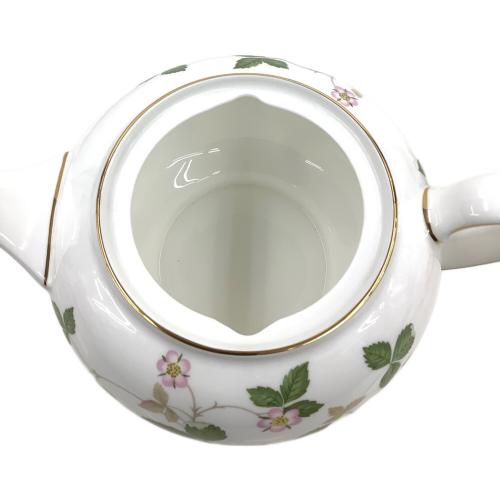 Wedgwood (ウェッジウッド) ティーポットL 1200ml 英国製 黒壺 ワイルドストロベリー