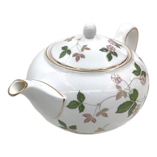 Wedgwood (ウェッジウッド) ティーポットL 1200ml 英国製 黒壺 ワイルドストロベリー