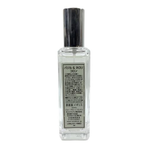 JO MALONE (ジョーマローン) オーデコロン 30ml 残量80%-99% BASIL&NEROLI