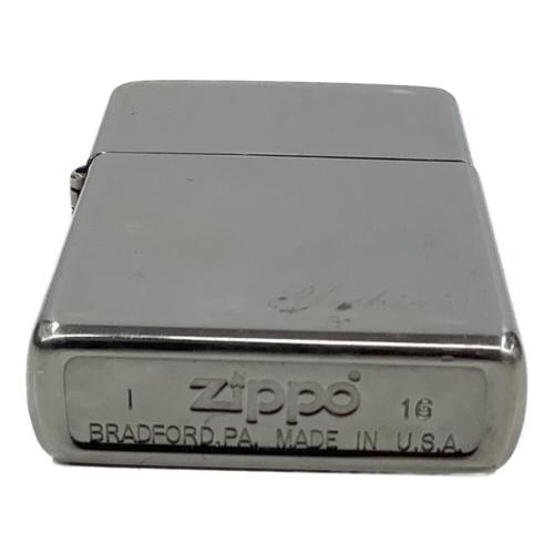 ZIPPO (ジッポ) オイルライター 2016年製 ※名前有り