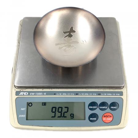 銀杯 純銀 平田宗道 平田貴金属工芸 東京銀器 平田宗道作 純銀盃 99.2g 共箱付｜トレファクONLINE
