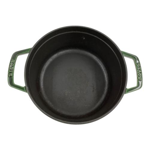 Staub (ストウブ) ピコ・ココット・ラウンド 22cm グリーン