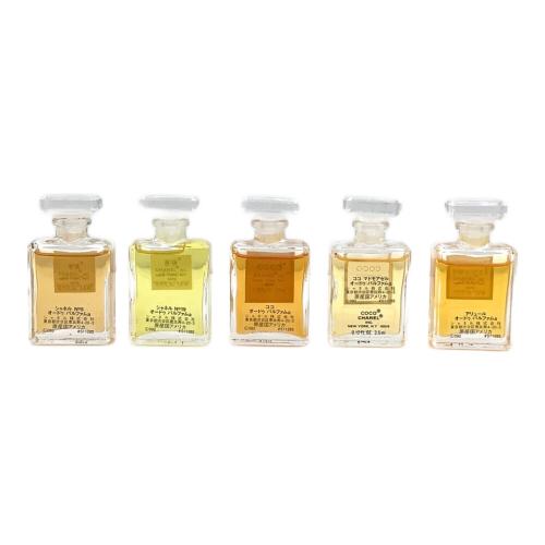 CHANEL (シャネル) パルファム フレグランスワードローブ 3.5ml   N°5. N°19. COCO. COCO MADEMOISELLE. ALLURE
