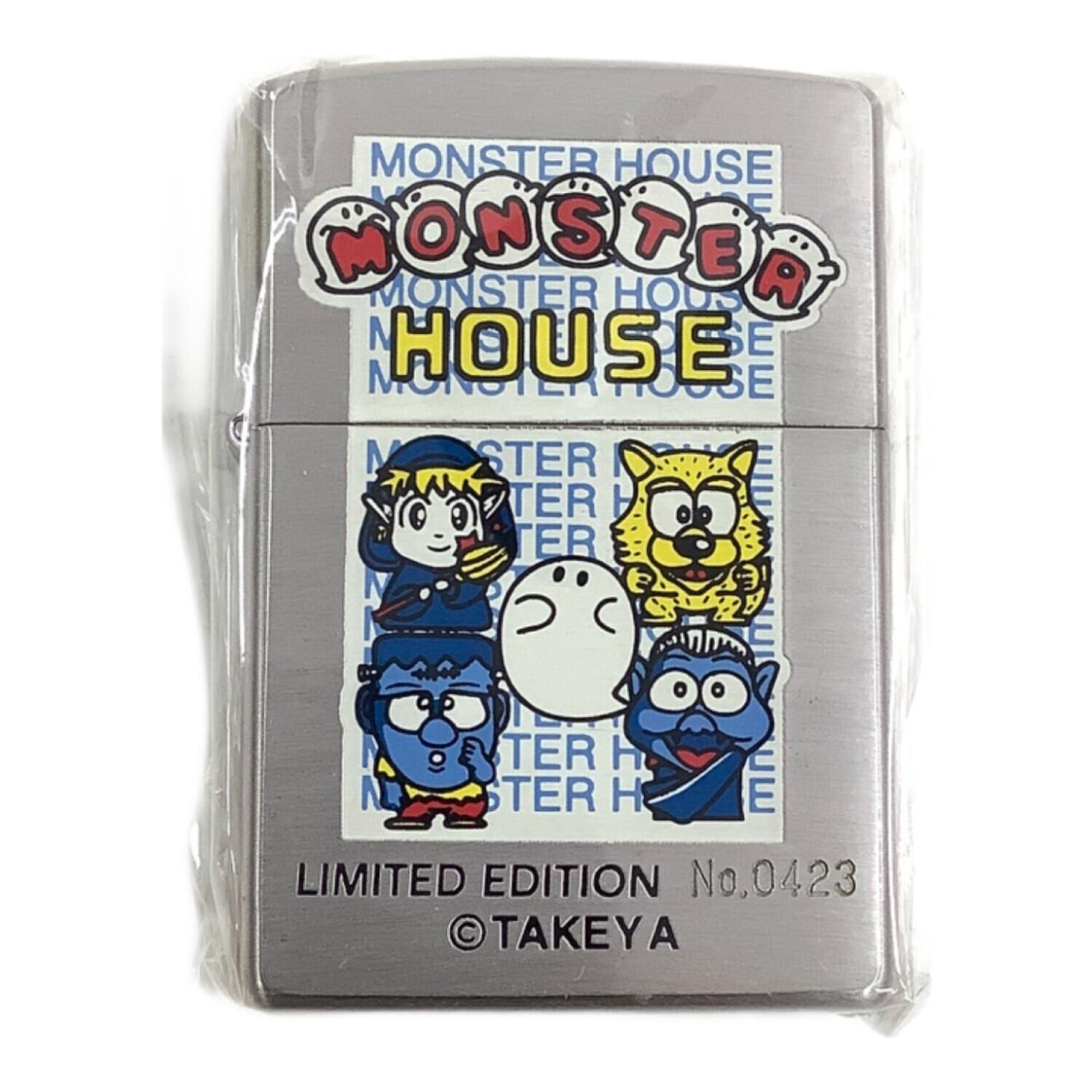 【限定レア】　新品　Zippo　モンスターハウス 銀仕上げ 0423/1000 CRモンスターハウス オイルライター (ジッポ) ZIPPO ホビー・楽器・アート