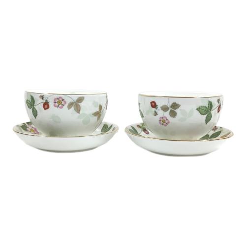 Wedgwood (ウェッジウッド) ジャパニーズティーカップ＆ソーサー ワイルドストロベリー