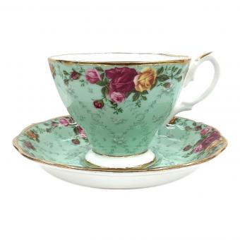ROYAL ALBERT (ロイヤルアルバート) カップ&ソーサー Peppermint Damask