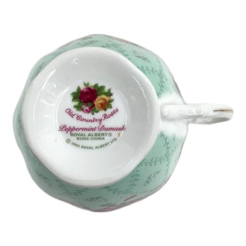 ROYAL ALBERT (ロイヤルアルバート) カップ&ソーサー Peppermint Damask