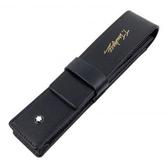 MONTBLANC (モンブラン) クラスプ付きペンケース マイスターシュテュック 名入り ブラック