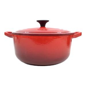 LE CREUSET (ルクルーゼ) 両手鍋  ココット・ロンド　2501-20 レッド