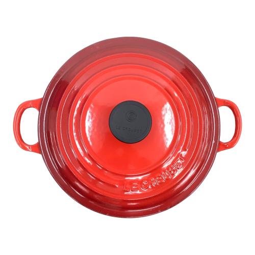 LE CREUSET (ルクルーゼ) 両手鍋  ココット・ロンド　2501-20 レッド