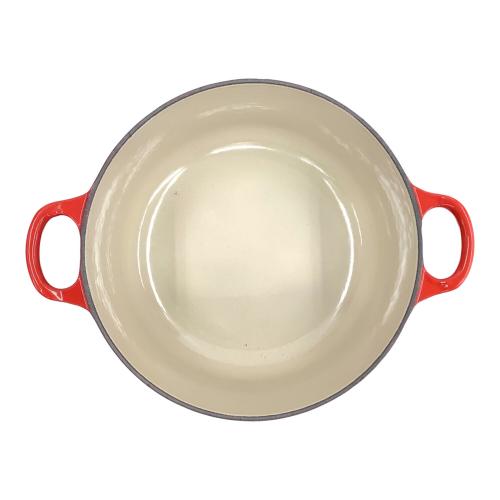 LE CREUSET (ルクルーゼ) 両手鍋  ココット・ロンド　2501-20 レッド