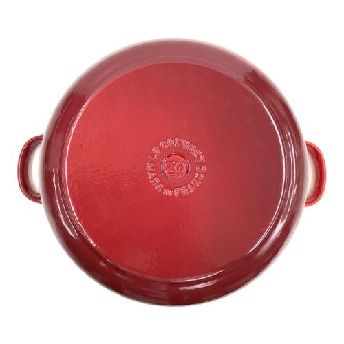 LE CREUSET (ルクルーゼ) 両手鍋  ココット・ロンド　2501-20 レッド