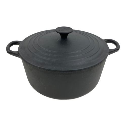 LE CREUSET (ルクルーゼ) ココット・ロンド 22cm マットブラック