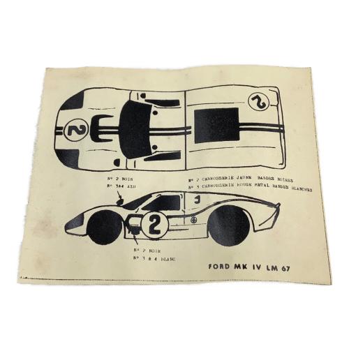 SOLIDO (ソリド) パーツ現品のみ FORD MK IV NO4 ルマン1967 フランス製 ダイキャスト製