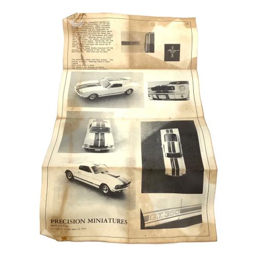 Precision Miniatures PM020 1965 MUSTANG GT350 USA製 ダイキャスト製 1982年