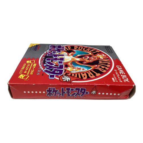 ゲームボーイ用ソフト ポケットモンスター赤 刻印22A