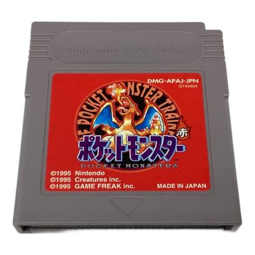 ゲームボーイ用ソフト ポケットモンスター赤 刻印22A